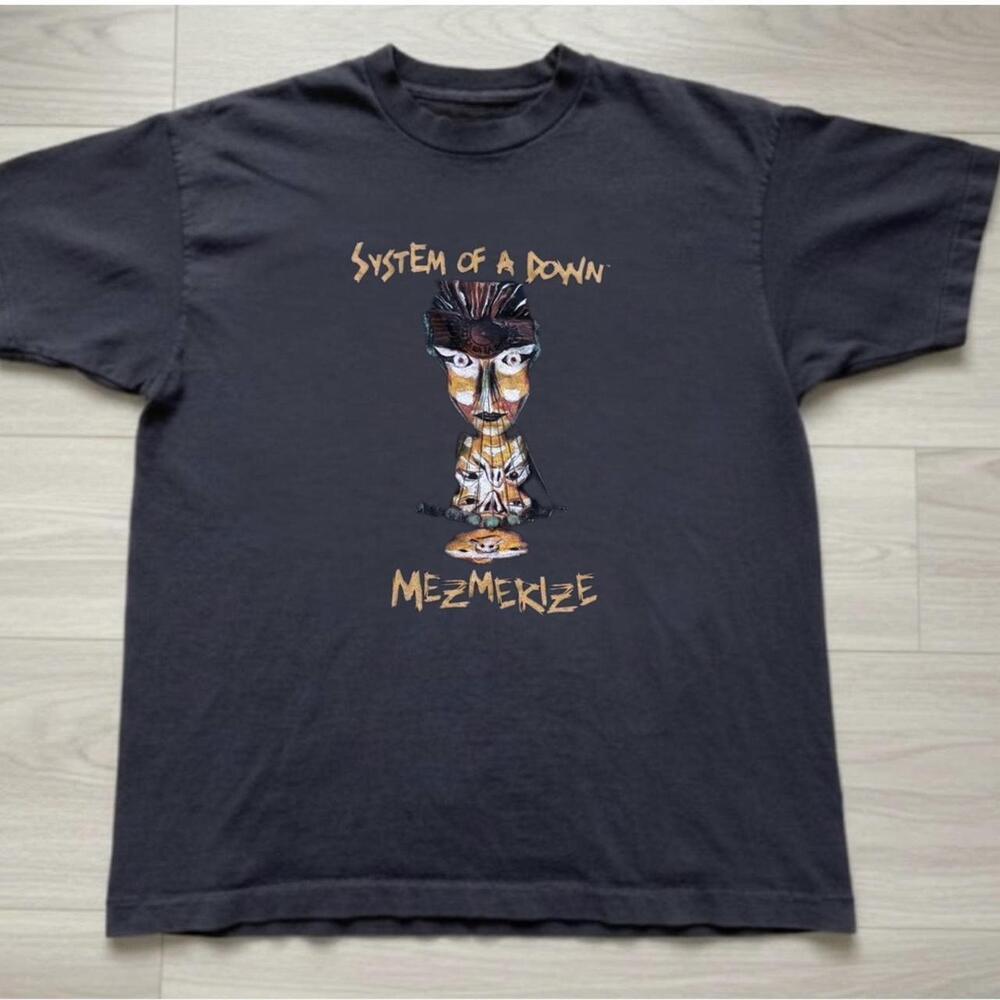 System Of A Down Black T Shirt